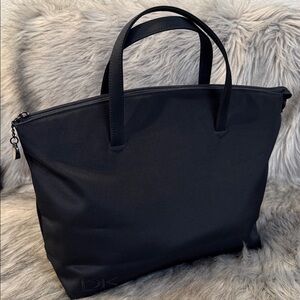 PRICE FIRM Donna Karan Black Fabric Tote